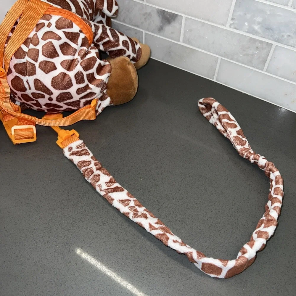 Giraffe Plush Backpack Safety Anti-lost Harness w leash Bag by Animal Planet NEW